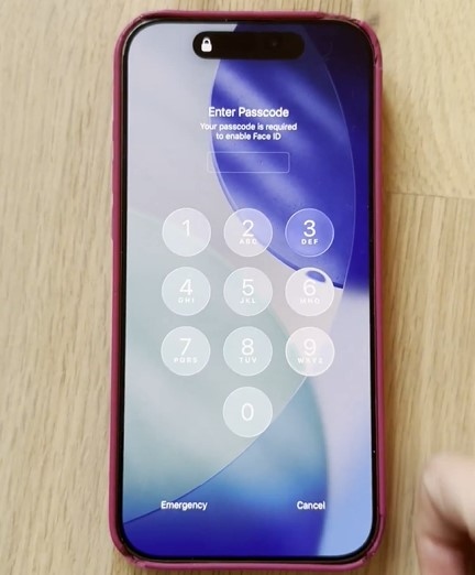1.4. Hiệu ứng động mới khi nhập mật mã