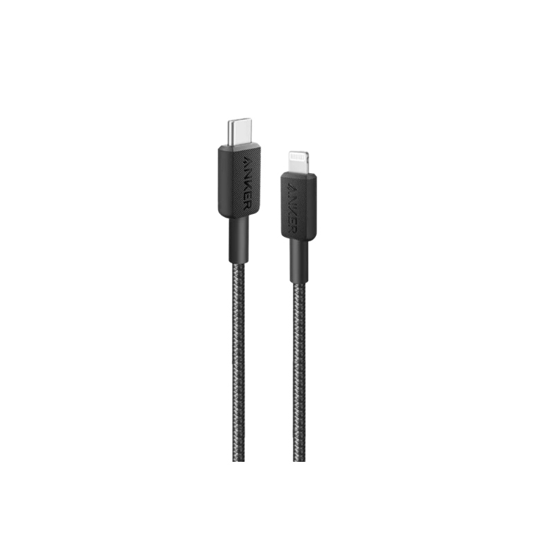 Cáp sạc nhanh Anker 322 Type C - Lightning MFI bọc dù 1.8M - Sự kết hợp của tốc độ, độ bền và an toàn