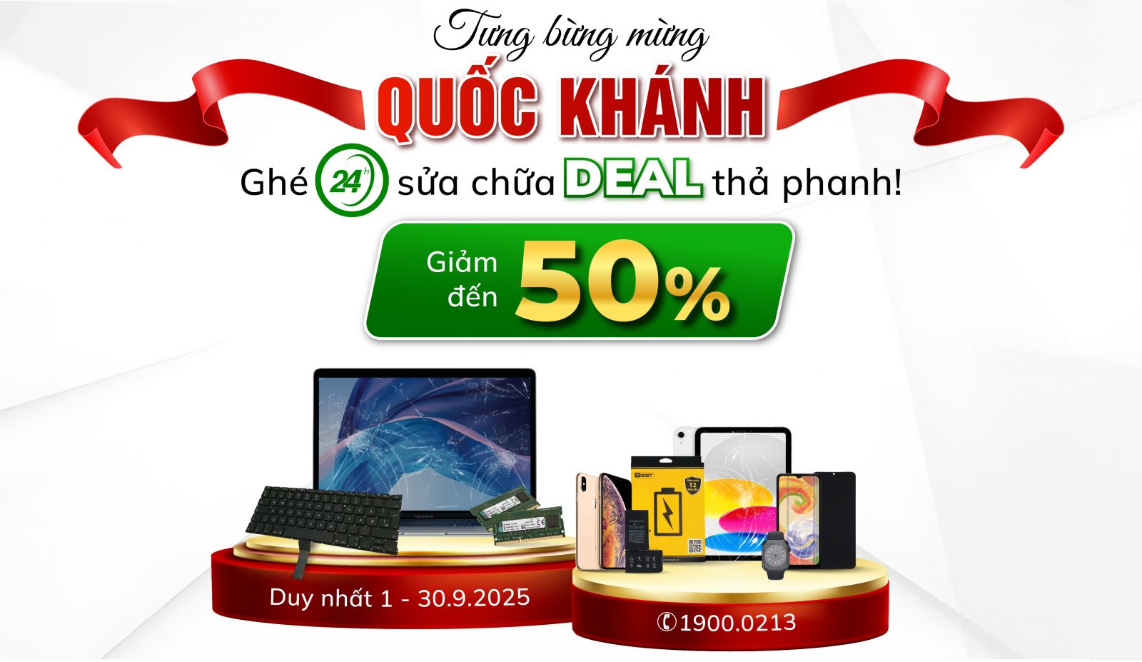 ưu đãi tháng 9