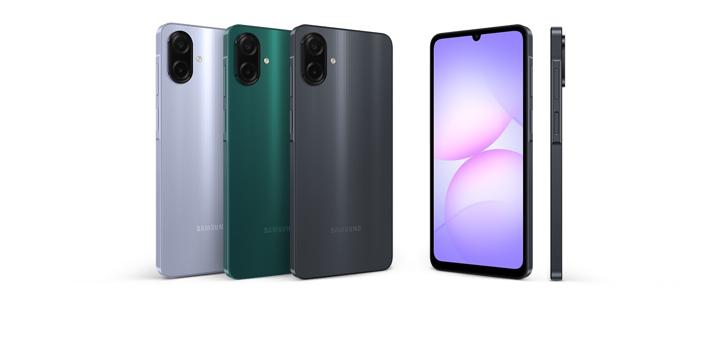4.1 Thiết kế Samsung Galaxy A07 4GB/128GB Chính Hãng gọn nhẹ, nhiều lựa chọn màu sắc