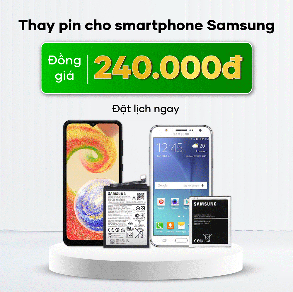 thay pin samsung 240 ngàn