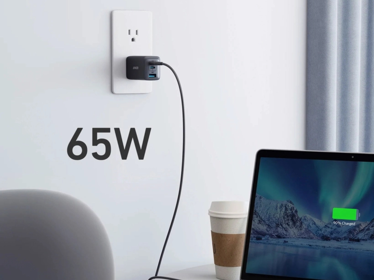 Cốc sạc Anker PowerPort III 3 cổng 65W A2667 2 Cốc sạc Anker PowerPort III 3 cổng 65W A2667 2