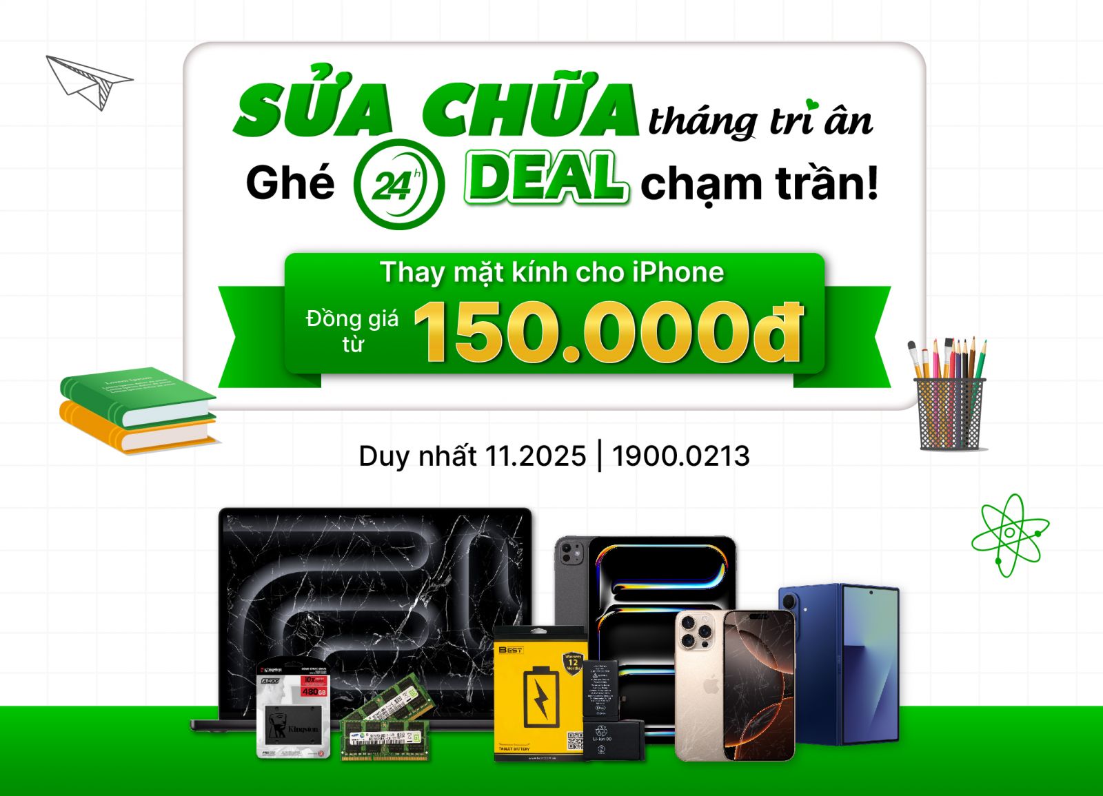 ưu đãi sửa chữa tháng 11