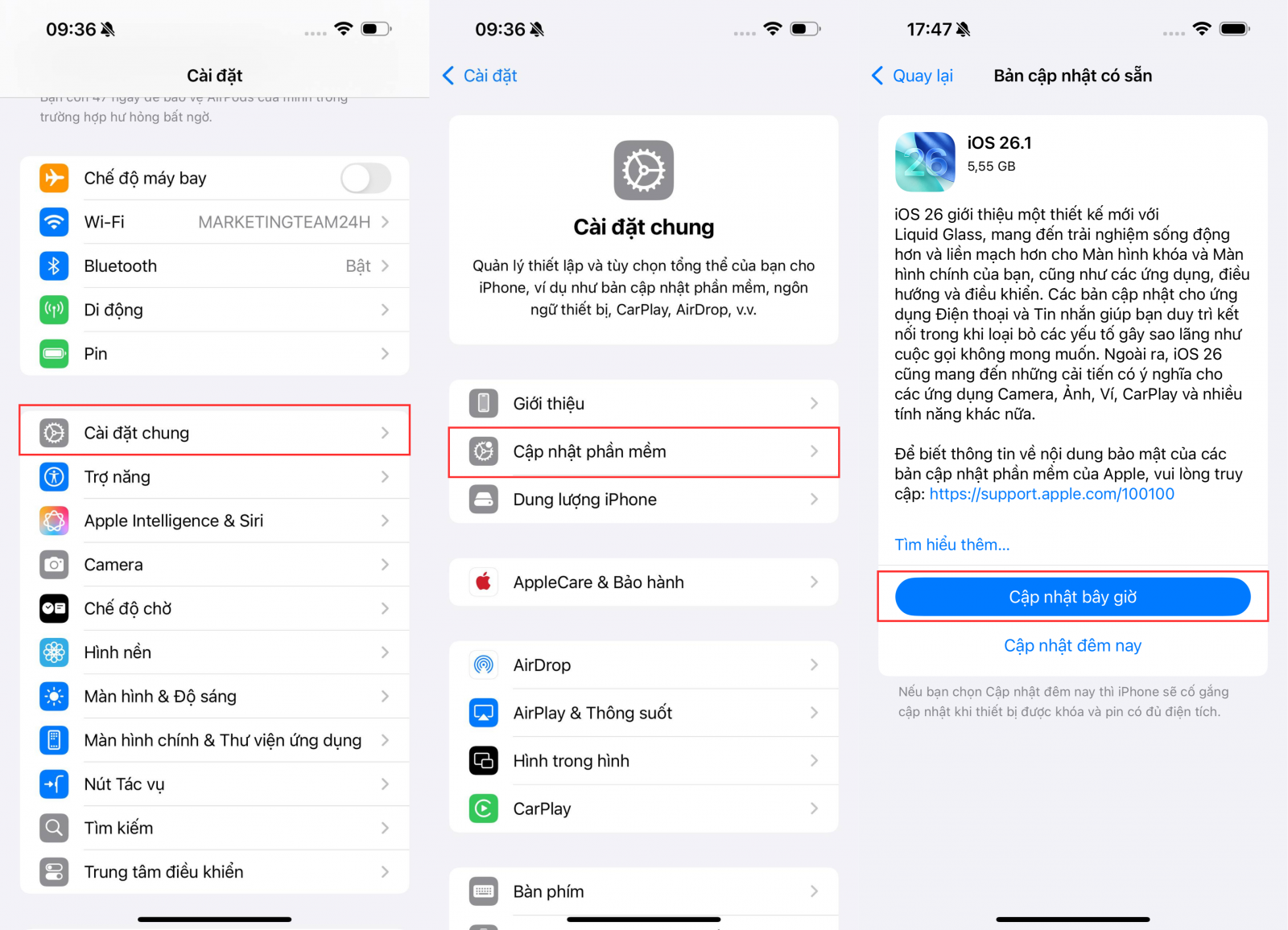 2. iOS 26.1 hỗ trợ những dòng iPhone nào?
