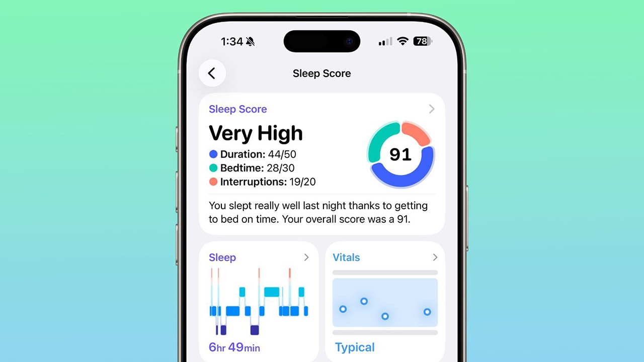 1.3. Sleep Score - Điều chỉnh thuật toán chấm điểm giấc ngủ