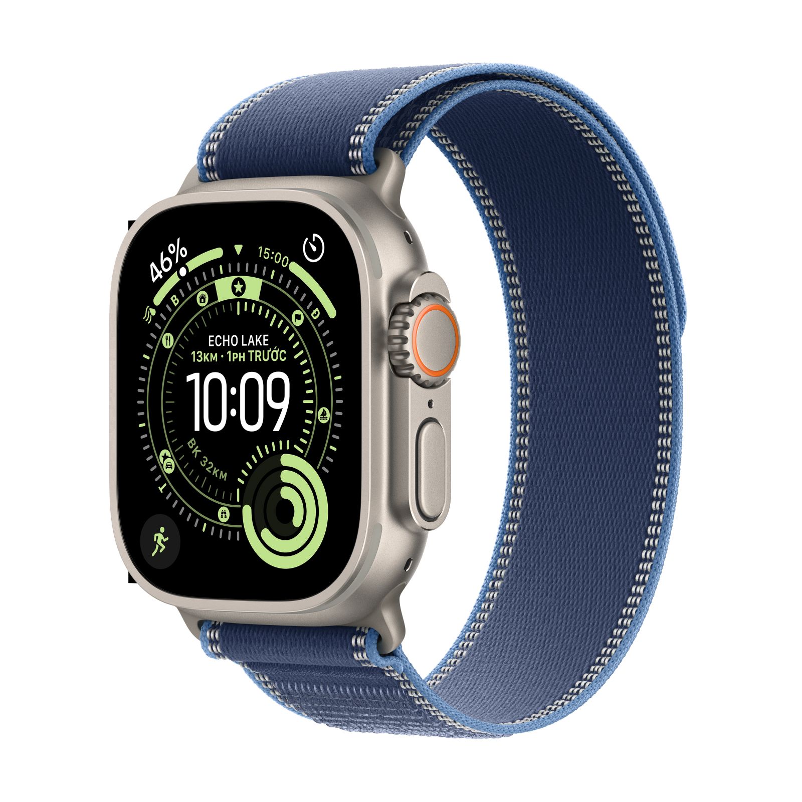 Apple Watch Ultra 3 2025 49mm LTE - Viền Titan dây Trail S/M