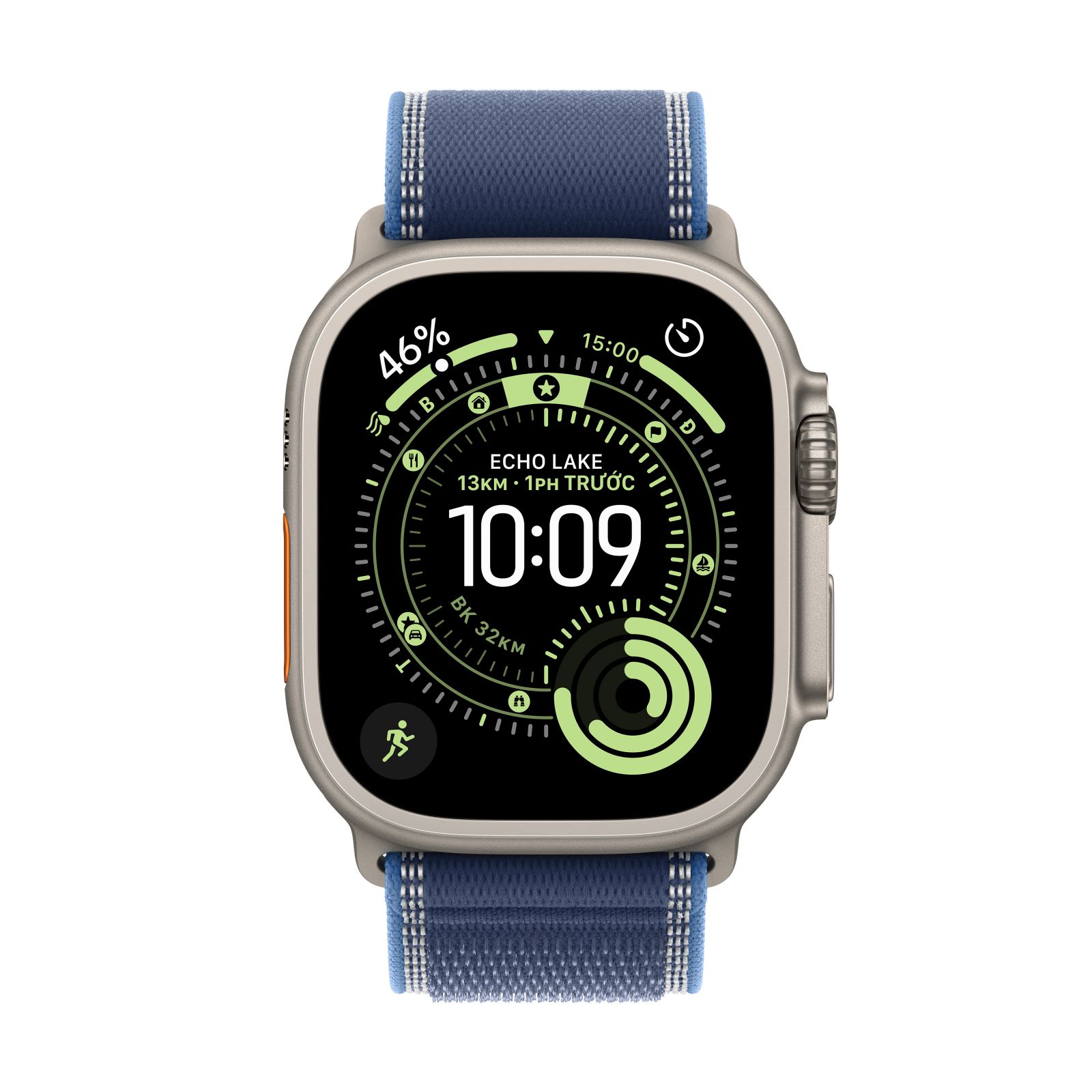 Apple Watch Ultra 3 2025 49mm LTE - Viền Titan dây Trail S/M