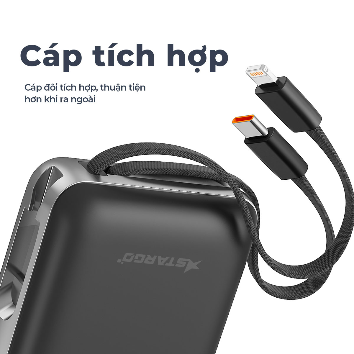 Sạc dự phòng StarGO Star X1 10.000mAh 22.5W