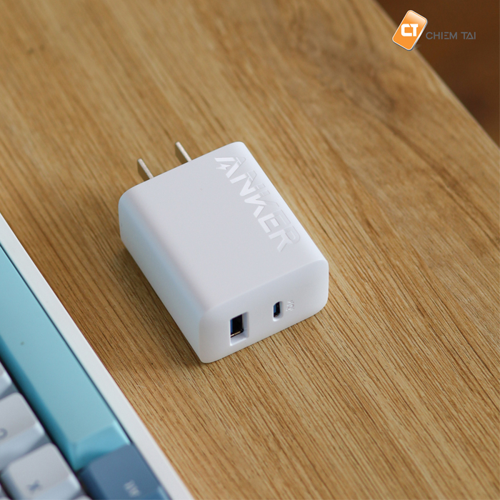 Cốc sạc Anker 312 2 cổng 1C1A 20W B2348 (kèm cáp USB-C) 1 Cốc sạc Anker 312 2 cổng 1C1A 20W B2348 (kèm cáp USB-C) 1