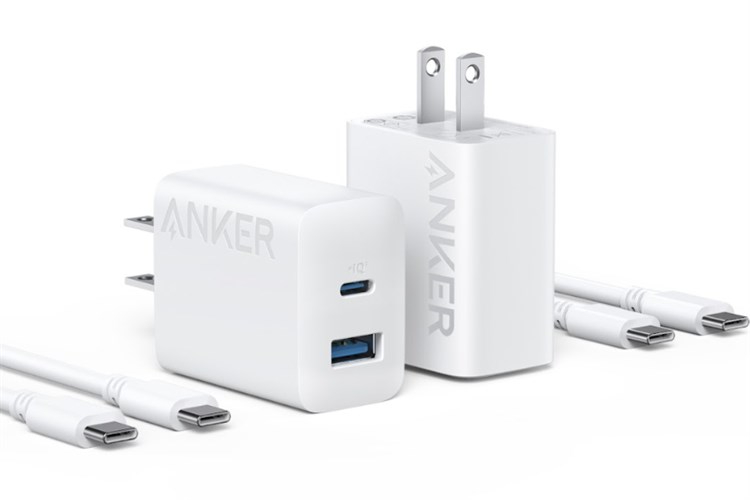 Cốc sạc Anker 312 2 cổng 1C1A 20W B2348 (kèm cáp USB-C) 5 Cốc sạc Anker 312 2 cổng 1C1A 20W B2348 (kèm cáp USB-C) 5