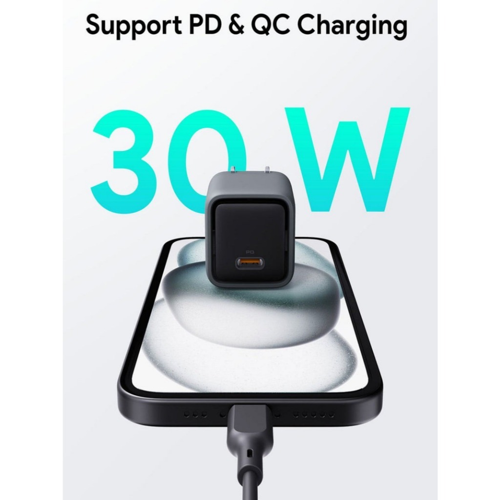 Cốc sạc Aukey Type-C PD 30W PA-C1