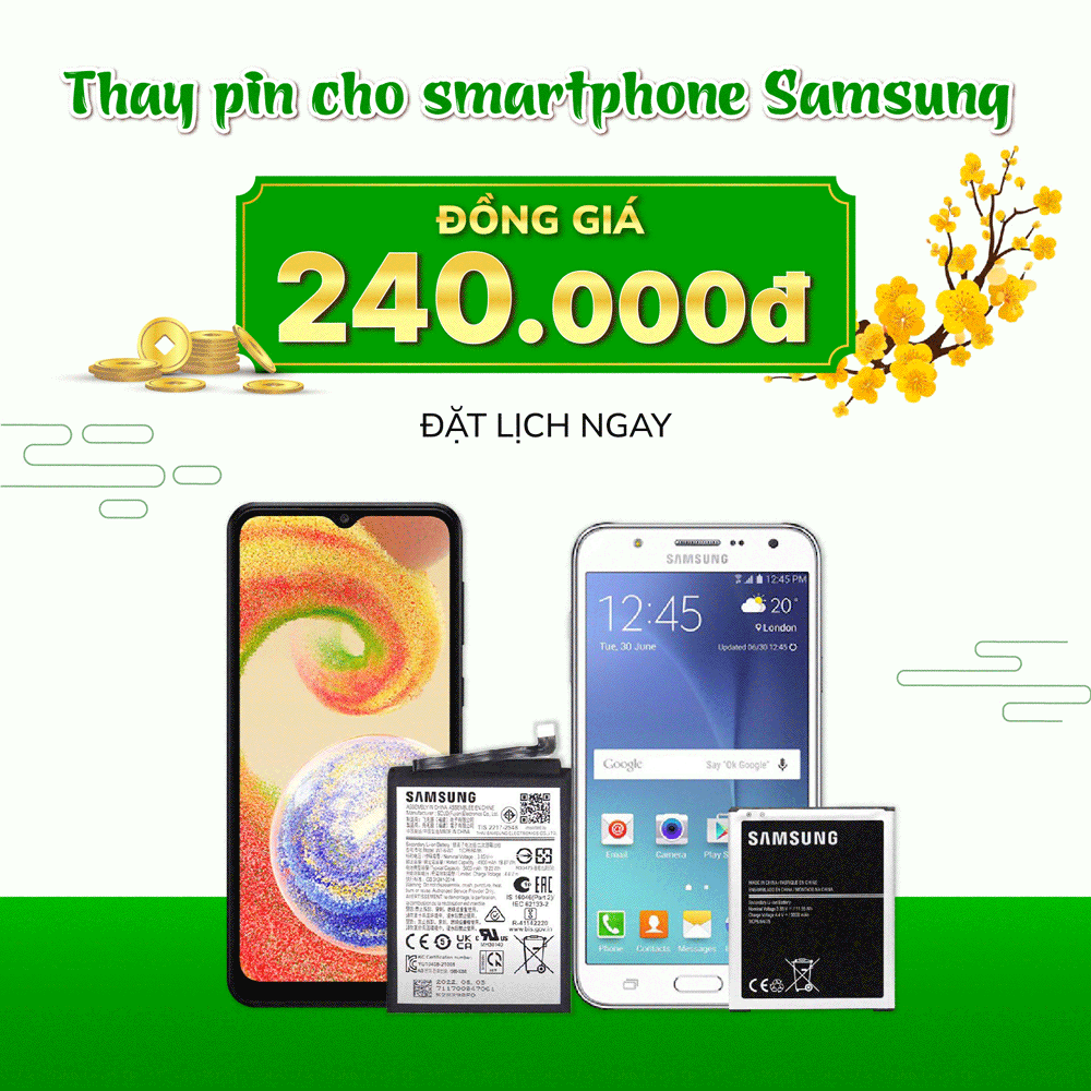 thay pin samsung 240 ngàn