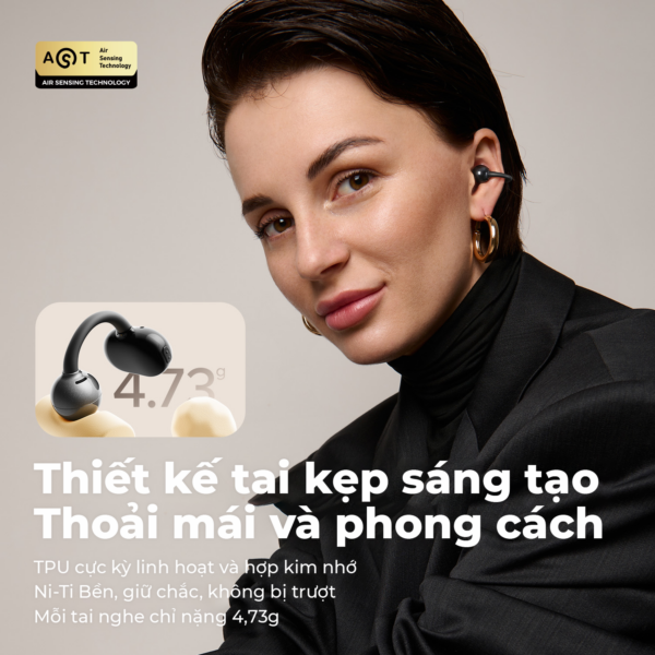 Tai nghe Bluetooth thể thao SoundPEATS POP Clip Tai nghe Bluetooth thể thao SoundPEATS POP Clip