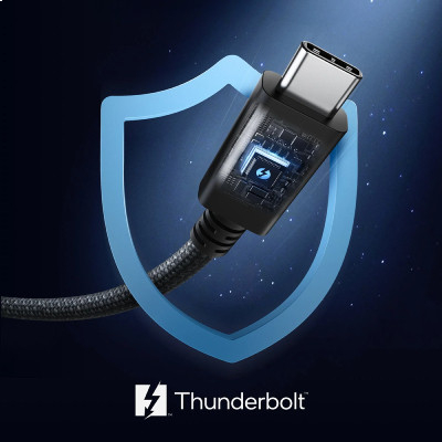 Cáp sạc Anker Thunderbolt 5 240W 80gbps 1M A84N1 5