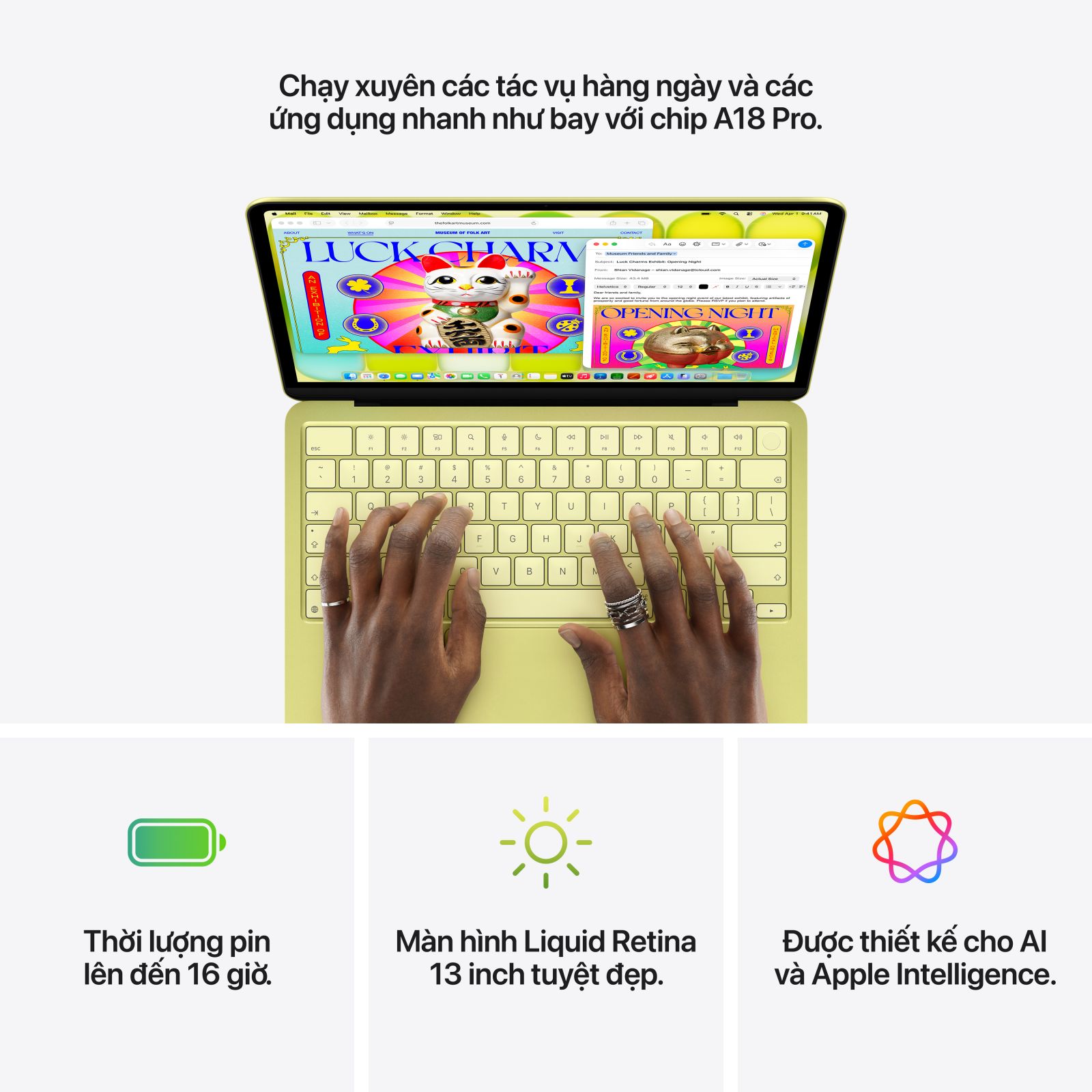 MacBook Neo 13 inch 2026 A18 Pro 6 CPU 5 GPU 8GB/512GB Touch ID 7