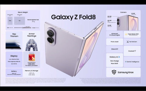Samsung Galaxy Z Fold8 5G 12GB/256GB Chính Hãng 7 Samsung Galaxy Z Fold8 5G 12GB/256GB Chính Hãng 7