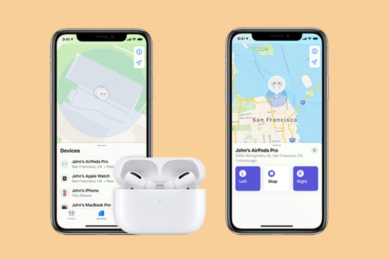 AirPods thất lạc 