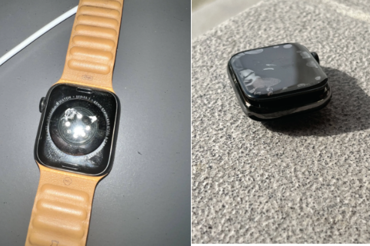 người dùng Apple Watch Series 7 đã phản ánh tình trạng nóng lên và bốc khói của thiết bị.