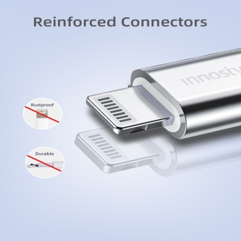 Cáp Innostyle PowerFlex USB-C to Lightning 1.5M 20/30/60W tại 24hStore