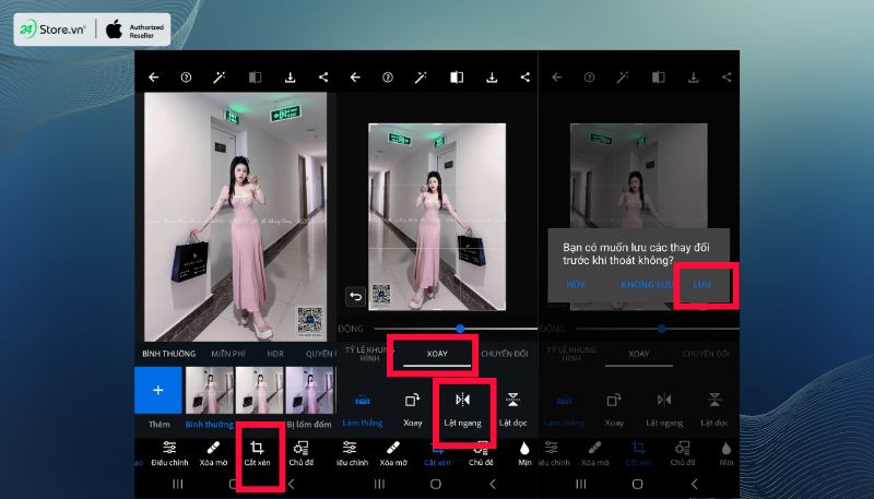 Cách chỉnh sửa ảnh bị ngược trên iPhone hệ điều hành iOS 13 trở xuống