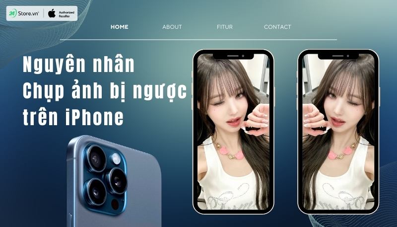 Nguyên nhân chụp ảnh bị ngược trên iPhone