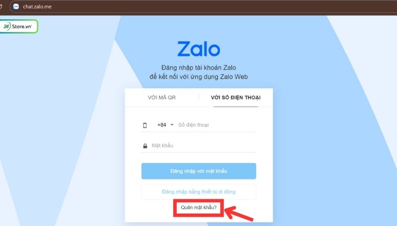 Quên mật khẩu Zalo phải làm sao? Cách lấy lại mật khẩu Zalo trên máy tính