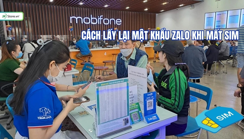Quy trình lấy lại mật khẩu Zalo khi mất sim
