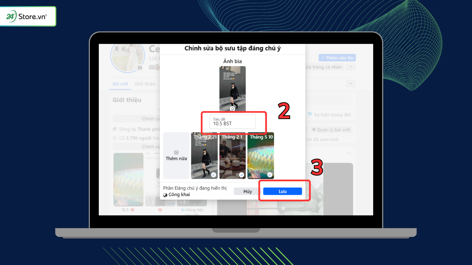 Cách tạo tin nổi bật trên Facebook bằng máy tính