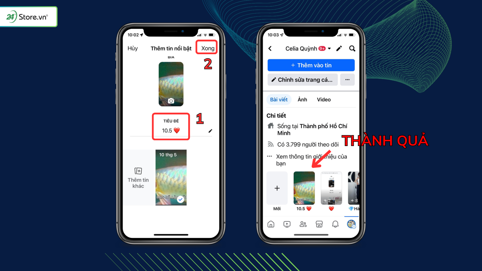 Cách tạo tin nổi bật trên Facebook từ story mới đăng