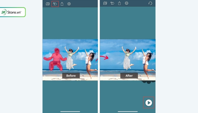 cách xóa vật thừa trên ảnh iphone miễn phí với Photo Eraser