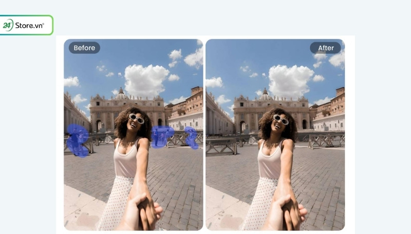 cách xóa vật thừa trên ảnh iphone miễn phí với Snapseed