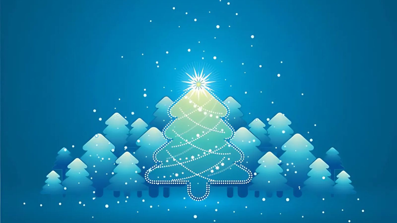 Hình nền giáng sinh cây thông noel cho máy tính