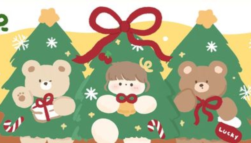 Hình ảnh Giáng sinh cute cho máy tính