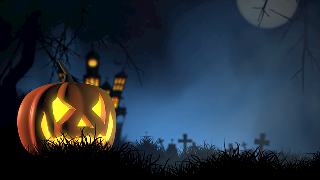 Hình Halloween chủ đề bí ngô