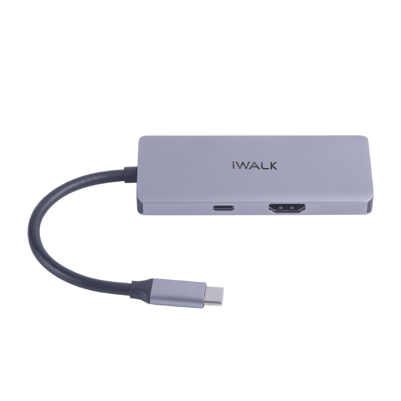 Hub chuyển đa năng iWalk 7 in 1 Macbook, iPad Pro thiết kế sang trọng, gọn nhẹ