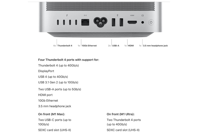 Mac Studio M1 Max 