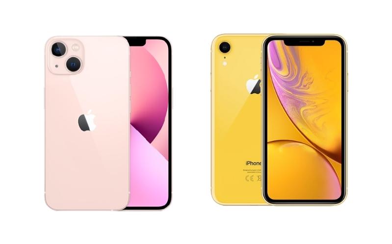 so sánh iPhone Xr và iPhone 13 về dung lượng pin 