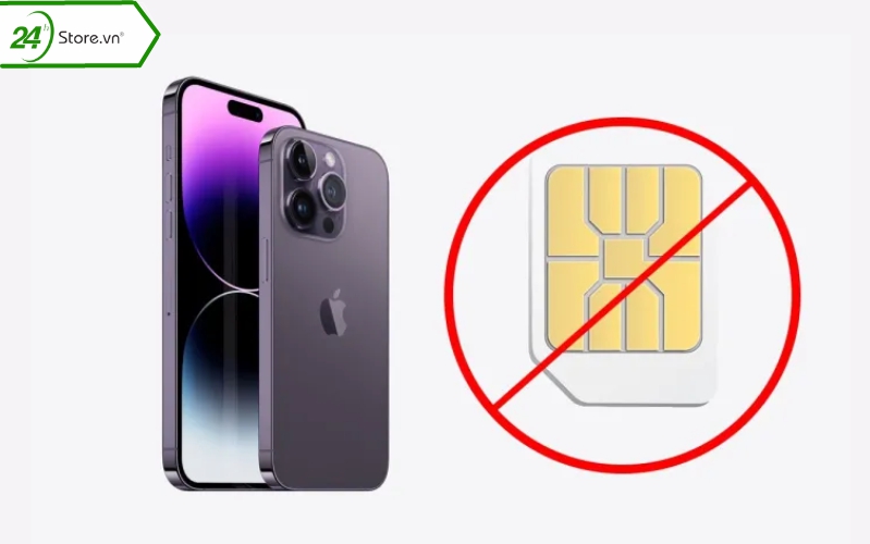  Không có khay cắm vật lý ở phần Nano Sim