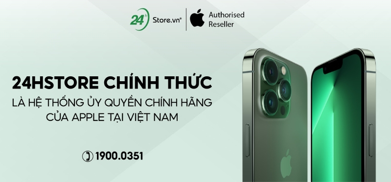 24hStore là hệ thống ủy quyền của Apple tại Việt Nam