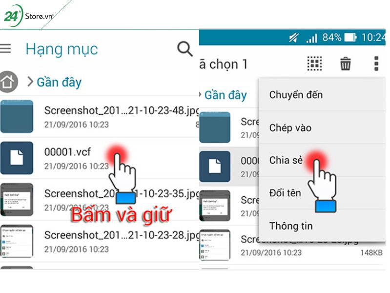 bước 8 hướng dẫn chuyển danh bạ từ Android sang iPhone