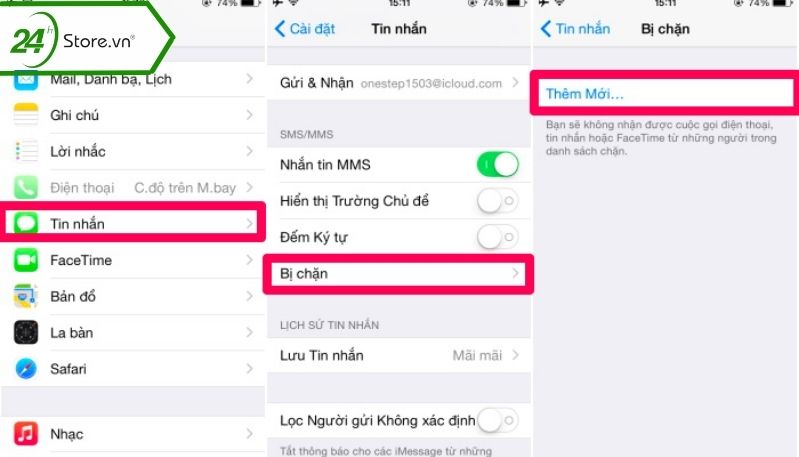 Cách quản lý số điện thoại bị chặn trên iPhone Cách quản lý số điện thoại bị chặn trên iPhone