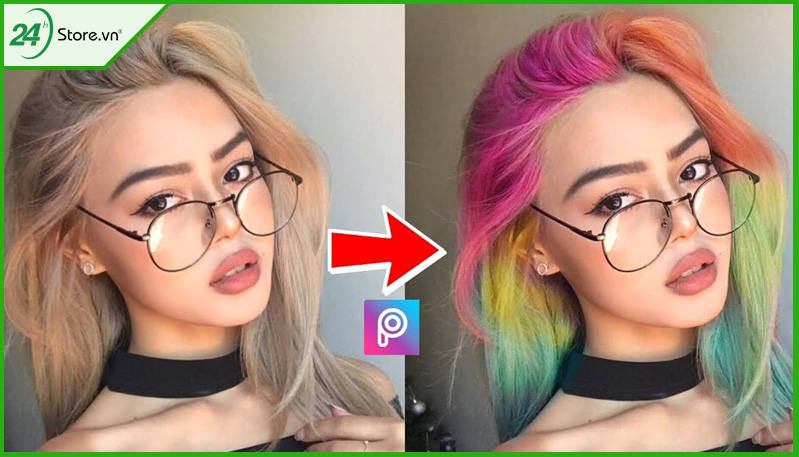 PicsArt Photo Studio - app chỉnh màu tóc đẹp miễn phí PicsArt Photo Studio - app chỉnh màu tóc đẹp miễn phí