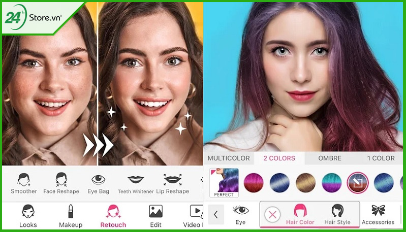 YouCam Makeup – Tốt nhất cho ảnh Selfie YouCam Makeup – Tốt nhất cho ảnh Selfie