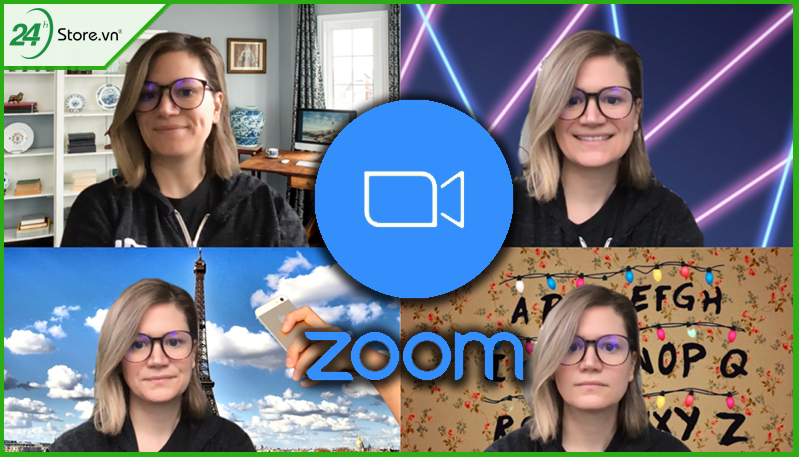 đổi background zoom trên điện thoại