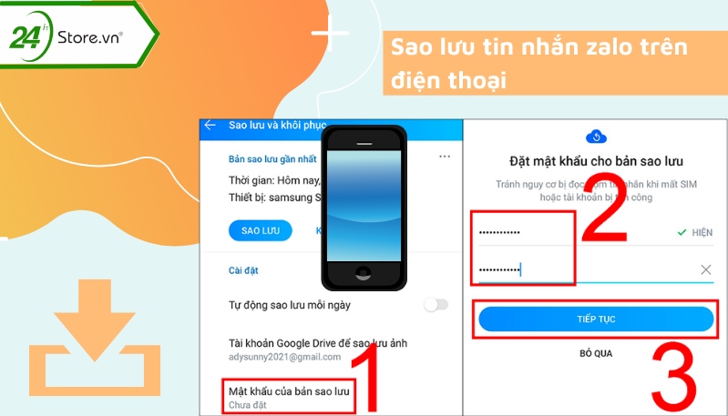 Cách sao lưu tin nhắn trên Zalo