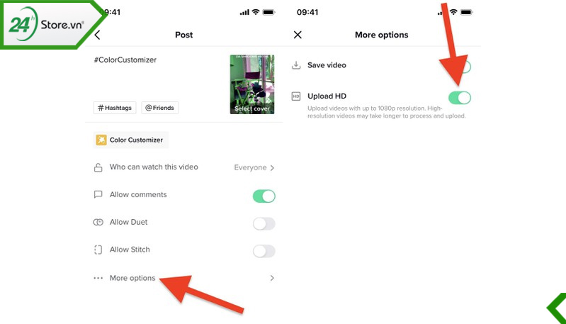 Tăng chất lượng các video và hình ảnh đăng tải lên TikTok
