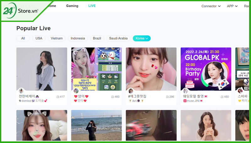 Có thể xem và Livestream nhanh 