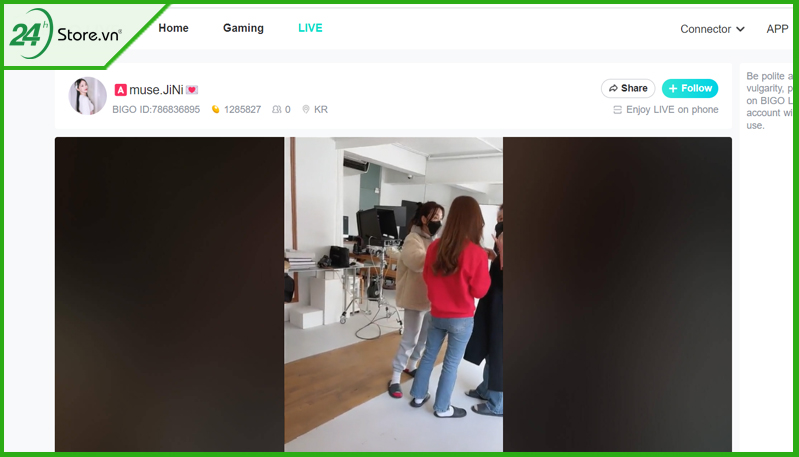 Xem Bigo Live trực tiếp trên máy tính