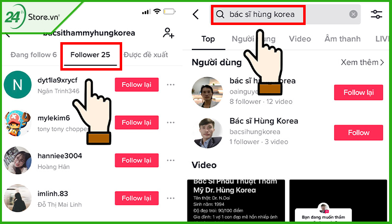 Kiểm tra người follow trên tài khoản TikTok của bạn Kiểm tra người follow trên tài khoản TikTok của bạn