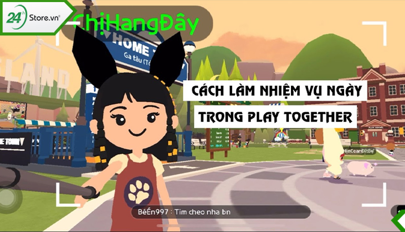 Làm nhiệm vụ ngày trong Play Together